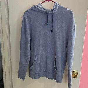 Life Is Good Men's Light Blue Hoodie medium